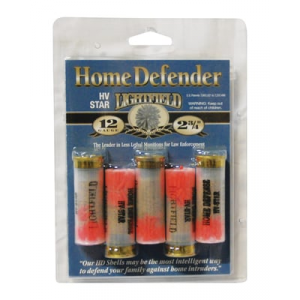 htfield Home Defender High Velocity Rubber Star Slug Less Lethal 12 Gauge 75 Gr 5 Round Box Ammo