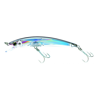 Yo-Zuri Crystal 3D Minnow Sinking Hard Bait Lure, Silver/Black, 5 1/4" - Yo-Zuri