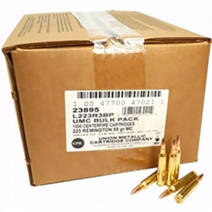 ington UMC 223Remington MC FMJ BULK PACK 1000RDS Ammo