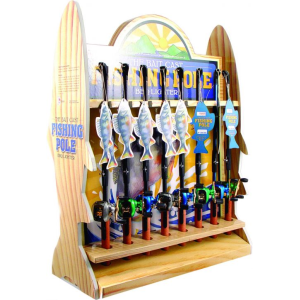 Rivers Edge Baitcast Rod and Reel BBQ Lighter 16pc Display - Rivers Edge Products