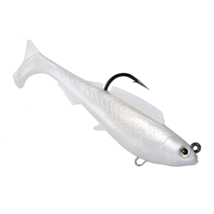 Z-Man HerculeZ 6" Top Hook Soft Swimbait - Pearl - Z-Man