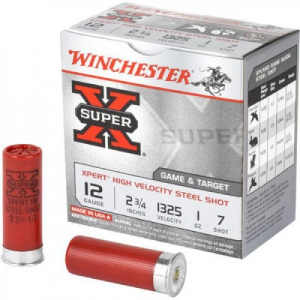 chester Xpert High Velocity Steel 12 Gauge 2.75 1 Oz #7 Shot 25rd Box Ammo