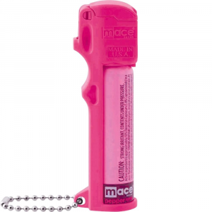 Mace Personal Pepper Spray 18 Grams OC Pepper 12 ft Range Pink - Mace