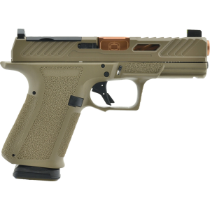 Shadow Systems MR920 Elite Slide Optic Pistol 9mm 4 in FDE Frame Unthreaded Barrel Bronze 15 rd SS-1023