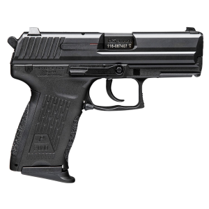 H&K 81000040 P2000 V2 LEM Full Size Frame 9mm Luger 10+1, 3.66 in Black Steel Barrel, Serrated Steel Slide, Polymer Frame w/Picatinny Rail, Black Interchangeable Backstrap Grip, Pistol