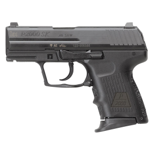 HK 81000058 P2000SK Subcompact V2 LEM 40 S&W 3.26 in 9+1 (3) Black Black Steel Slide Black Interchangeable Backstrap Grip