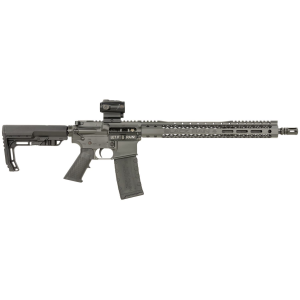 Black Rain Ordnance BRO3081404OPT Spec15 Billet 5.56x45mm NATO 30+1 16 in, Smoke Gray, 15 in Slim Handguard, Black MFT Minimalist Stock & A2 Grip, Burris Fastfire RD Red Dot - Black Rain Ordnance