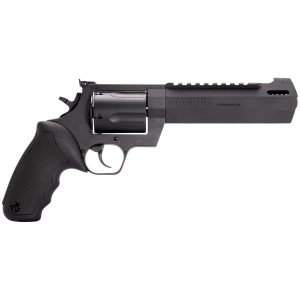 Taurus 2-460061RH Raging Hunter 460 S&W Mag 5rd 6.75 in Matte Black Barrel Matte Black Oxide Steel Cylinder & Frame Black Rubber with Integrated Cushion Insert Grip
