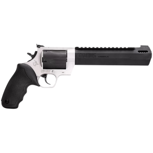 Taurus 2-460085RH Raging Hunter 460 S&W Mag 5rd 8.37 in Matte Black Oxide Cylinder & Barrel Matte Stainless Steel Frame Black Rubber with Integrated Cushion Insert Grip