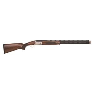 Mossberg 75476 Silver Reserve 20 Gauge 28 in 2rd 3 in Polished Silver with Scroll & Inlay Engraved Rec Satin Black Walnut Fixed Stock Right Hand Full Size Includes Ext. Sport Set Chokes (5)