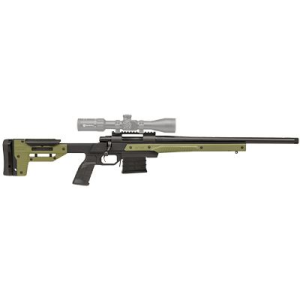 Howa Mini Action Oryx Chassis HORM70723, Bolt Action Rifle, 7.62X39, 20 in Threaded Barrel, Black/Green, Right Hand