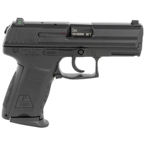 HK 81000048 P2000 V2 LEM 40 S&W 3.66 in 10+1 (3) Black Blued Steel Slide Black Interchangeable Backstrap Grip Night Sights No Manual