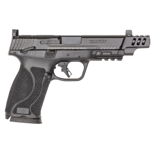 Smith & Wesson 13970 M&P M2.0 w/Optic Full Size 10mm Auto 15+1 5.60 Black Armornite Steel Ported Barrel, Black Armornite Optic Cut/Ported/Serrated Stainless Steel Slide & Poly Frame w/Pic Rail, Vortex Venom, Ambi, Pistol - Smith & Wesson