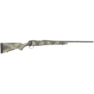 Bergara Rifles B14LM1113 B-14 Wilderness Hunter Full Size 7mm PRC 3+1, 22 in Sniper Gray Cerakote Barrel & Receiver, SoftTouch Woodland Camo, Right Hand