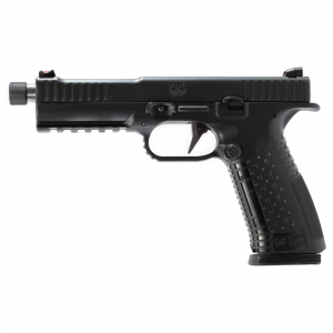 American Precision Firearms Strike One, Mark II, Semi-auto, Striker Fired, Full Size, Polymer Frame Pistol, 9MM, 5.4 in Threaded Barrel, Fiber Optic Front Sight, No Manual Safety, Matte Finish, Black, 17 Rounds, 2 Mags AFS1MII-9-BK-17 - American Precision Arms