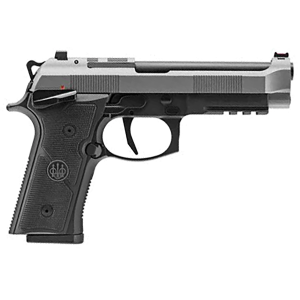 Beretta J92FSR915 92XI 9mm Luger 15+1 4.70 Black Combat Crown Barrel, Cerakote Stainless Optic Ready/Serrated Slide, Black Anodized Aluminum Frame w/Pic Rail & Beavertail, Black Poly Grips, Pistol
