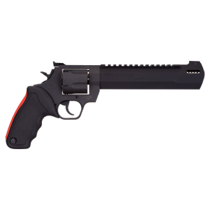 Taurus 2454081RH Raging Hunter 454 Casull 5rd 8.37in Matte Black Oxide Steel Black Rubber with Integrated Red Cushion Insert Grip