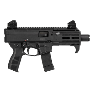 CZ-USA 91420 Scorpion 3+ Micro 9mm Luger Caliber with 4.20 in Threaded Barrel, 20+1 Capacity, Overall Black Finish & Polymer Receiver/Grip Right Hand, Pistol