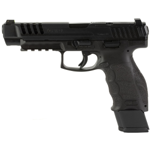 H&K 81000736 VP9L Full Size Frame 9mm Luger 20+1 5 in Black Steel Barrel, Black Long/Lightening Cuts/Optic Cut Steel Slide, Black Polymer Frame w/Picatinny Rail, Black Interchangeable Backstrap Grip, Pistol