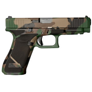 Weapon Works G47 Gen5 MOS Full Size Frame 9mm Luger 17+1 4.49 in Black GMB Barrel, M81 w/Diamond Stippling MOS Cut/Serrated Steel Slide & Polymer Frame w/Picatinny Rail, Ambidextrous