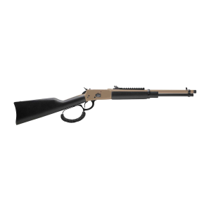 Rossi 9235716U3-TB R92 Carbine 357 Mag 8+1 16.50 Threaded, FDE Barrel/Rec, Black Synthetic Furniture, Big Loop Lever, Adj. Peep Sight, Scope Mount, Rifle
