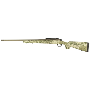 CVA Cascade Long Range Hunter, Bolt Action Rifle, 308 Winchester, 22 In Threaded Barrel, 5/8x24, Cerakote Finish, Smoked Bronze, Synthetic Stock, Realtree Hillside Camo, 20 Moa Picatinny Rail, 1 Mag, 4 Rounds Cr3953