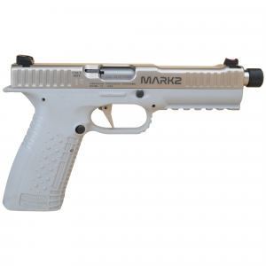 American Precision Firearms Strike One, Mark II, Semi-auto, Striker Fired, Full Size, Polymer Frame Pistol, 9MM, 5.4 in Threaded Barrel, Fiber Optic Front Sight, No Manual Safety, Matte Finish, Silver Frame and Slide, 17 Rounds, 2 Mags AFS1MII-9-SL-17 - American Precision Arms