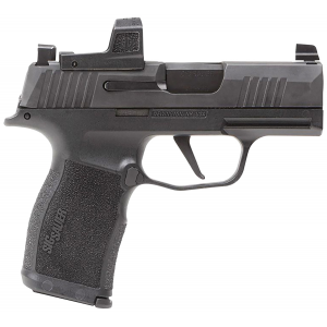 Sig Sauer 365X9BXR3RXZE10 P365X ROMEOZERO Elite 9mm Luger 10+1 3.10in Black Barrel, Nitron Optic Ready/Serrated SS Slide, Black Stainless Steel Frame w/Sig Rail, Black X Polymer Grips - Sig Sauer