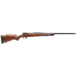 Weatherby VDT222RR4O Vanguard Sporter 22-250 Rem 5+1 24 Barrel, Matte Blued Metal Finish, Satin Turkish Walnut Fixed Monte Carlo Stock