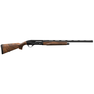 Retay USA GORPLBLK28 Gordion Upland Inertia Plus 12 Gauge with 28in Deep Bore Drilled Barrel, 3in Chamber, 4+1 Capacity, Polished Jet Black Metal Finish  Turkish Walnut Stock Right Hand (Full Size)
