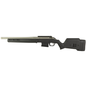 Ruger American, TALO, Bolt Action Rifle, 308 Winchester, 16 in Barrel, Threaded 5/8x24, Cerakote Finish, Silver, Magpul Hunter American Stock, Right Hand, 5 Rounds, 1 PMAG AICS Magazine 26997