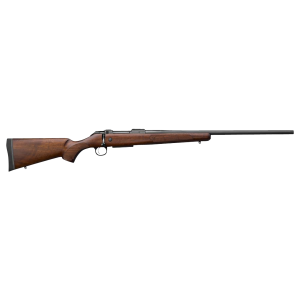 CZ-USA 07711 CZ 600 American ST2 243 Win 5+1 20 Threaded, Black Barrel/Rec, Walnut Stock, Adj. Trigger, Rifle