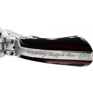 Cimarron Buffalo Bill Cody .45Lc 5.5 in Engraved Nickel PP411LNBB