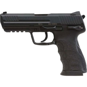 H&K 81000027 H&K45 *MA Compliant Full Size Frame 45 ACP 10+1, 4.46 in Black Polygonal, Rifled Barrel, Black Serrated Steel Slide, Black Polymer Frame w/Picatinny Rail, Black Polymer Grip, Pistol