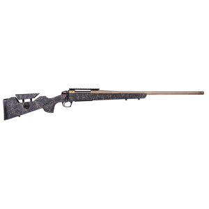 CVA CR3960F Cascade Long Range Hunter Full Size 7mm Rem Mag 3+1 24 Smoked Bronze Cerakote Steel Threaded Barrel, Smoked Bronze Cerakote Stainless Steel Receiver w/Pic Rail, Black w/Smoked Bronze Webbing Adj Comb & LOP Synthetic Stock, Rifle