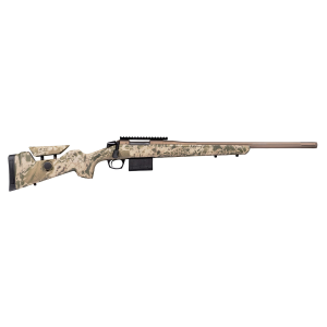 CVA Cascade Varmint Hunter, Bolt Action Rifle, 22-250 Remington, 22 in Threaded Barrel, 5/8x24, Cerakote Finish, Smoked Bronze, Synthetic Stock, Realtree Hillside Camo, 20 MOA Picatinny Rail, 1 Mag, 5 Rounds CR4038