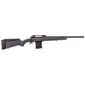 Savage Arms 57770 110 Tactical 6mm ARC 8+1 18 in, Matte Black Metal, Gray Fixed AccuStock with AccuFit, Rifle