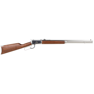 Rossi 923572493 R92 38 Special +P or 357 Mag Caliber with 12+1 Capacity, 24 in Octagon Barrel, Polished Stainless Metal Finish & Brazilian Hardwood Stock, Right Hand (Full Size), Rifle