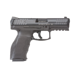 H&K 81000224 VP9 9mm Luger 10+1 4.09 in Black Polygonal, Rifled Barrel, Black Serrated Slide & Polymer Frame w/Picatinny Rail & Serrated Trigger Guard, Night Sights, Black Finger Grooved Polymer Grips, Pistol