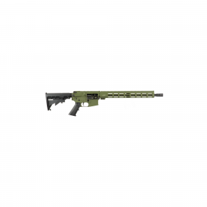 Alex Pro Firearms Guardian, Semi-auto Rifle, AR, 556 NATO/223 Remington, 16 in 4150 Barrel, 15 in MLOK Handguard, Cerakote Finish, Olive Drab Green, Polymer Grip, APF M4 Stock, 1 Mag, 30 Rounds RI282OD - Alex Pro