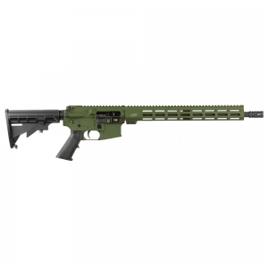 Alex Pro Firearms Guardian, Semi-auto Rifle, AR, 556 NATO/223 Remington, 16 in 4150 Barrel, 15 in MLOK Handguard, Cerakote Finish, Sniper Green, Polymer Grip, APF M4 Stock, 1 Mag, 30 Rounds RI282SNG