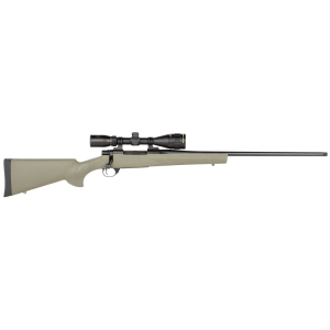 Howa HGP23PRCG M1500 Gamepro Gen2 300 PRC 3+1 24 in Threaded Barrel, Blued Metal Finish, Green Fixed Hogue Pillar-Bedded Overmolded Stock, Includes GamePro 4-12x40mm Scope, Rifle