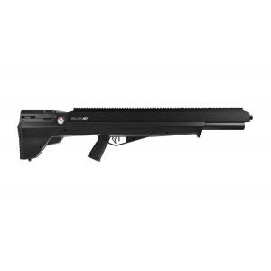 Crosman BPBD4S Bulldog Hunting Air Rifle Powered by PCP, 457 Pellet Caliber with 5rd Capacity, Black Metal Finish & Black Fixed Bullpup Stock