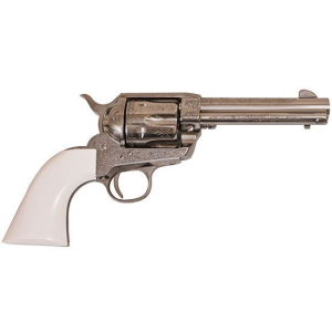 Cimarron UBERTI FRONTIER 45LC 4.75 NKL LASER ENGRAVE