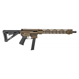 Diamondback DB1418P061 DB15 9mm Luger 32+1 16 in, FDE Rec/M-Lok Handgaurd, Carbon Lower, Black Magpul CTR Stock/K2 Grip, Flash Hider