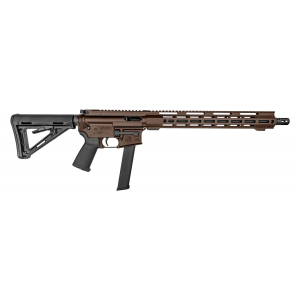 Diamondback DB1418P071 DB15 9mm Luger 32+1 16 in, Midnight Bronze Rec/M-Lok Handgaurd, Carbon Lower, Black Magpul CTR Stock/K2 Grip, Flash Hider