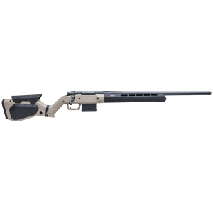 Howa HHERA65CHBTAN M1500 Hera 6.5 Creedmoor 5+1 24 in Heavy Threaded Barrel, Black Rec, Tan & Black Hera H7 Chassis Stock, Rifle