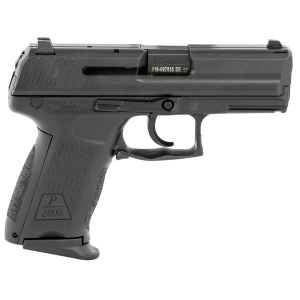H&K 81000039 P2000 V2 LEM Full Size Frame 9mm Luger 10+1, 3.66 in Black Steel Barrel, Serrated Steel Slide, Polymer Frame w/Picatinny Rail, Black Interchangeable Backstrap Grip, Pistol