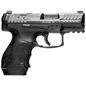 H&K 81000810 VP9SK Sub-Compact 9mm Luger 12+1/15+1 3.39 in Black Polygonal, Rifled Barrel, Black Optic Ready/Serrated Slide & Polymer Frame w/Picatinny Rail, Black Finger Grooved Polymer Grips, Pistol