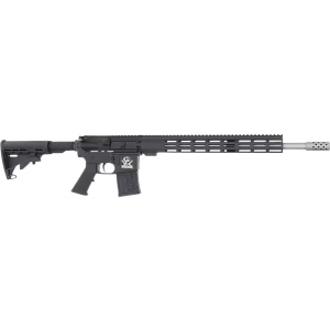 Great Lakes Firearms AR-15 450 Bushmaster 5+1 18 Stainless Barrel, Black Rec, A2 Grip, Carbine Stock, Compensator